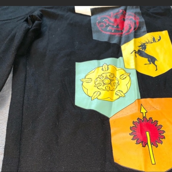 Game of thrones black drawstring pajama pants - L - Picture 4 of 5